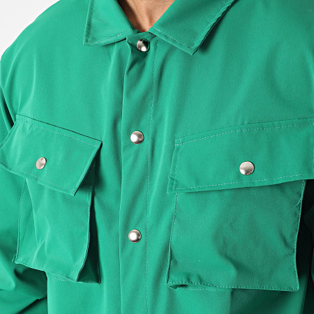 Frilivin - Set giacca e pantaloni da jogging verde