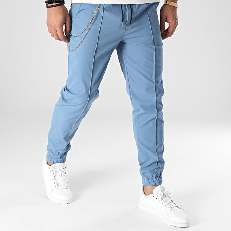 Frilivin - Pantaloni da jogging blu chiaro