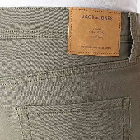 Jack And Jones - Juego De 2 Pantalones Cortos Original Trick Jean Negro Verde Caqui
