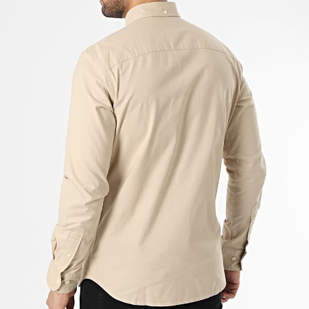 Jack And Jones - Chemise Manches Longues Brook Oxford Sable