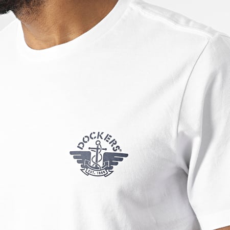 Dockers - Tee Shirt Logo A1103 Blanc