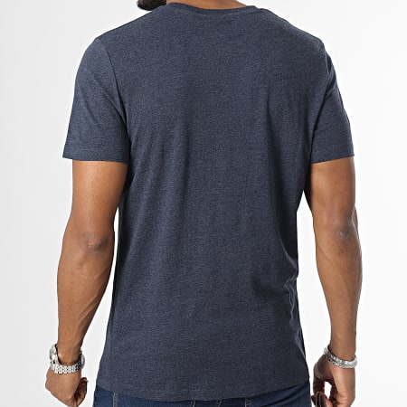 Tee-shirt Sunspel 100% Lin - Bleu Marine Chiné (Navy) - Taille L - Neuf Sans étiquette - Fabriqué Au Portugal