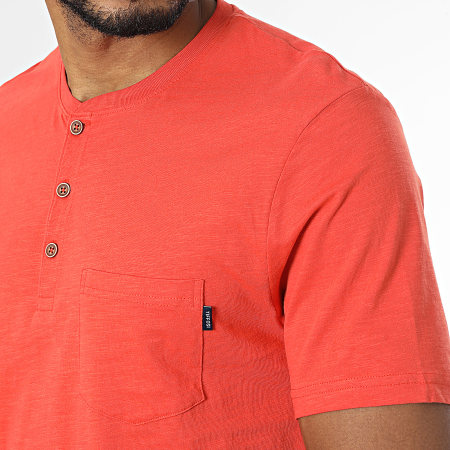 Tiffosi - Camiseta de bolsillo Brian Orange Chiné