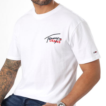 Tommy Jeans - Tee Shirt Classic Graphic Signature 6236 Blanc