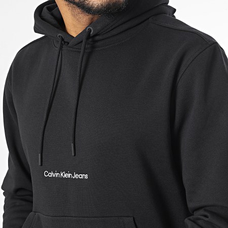 Calvin Klein - Felpa con cappuccio 2894 nero