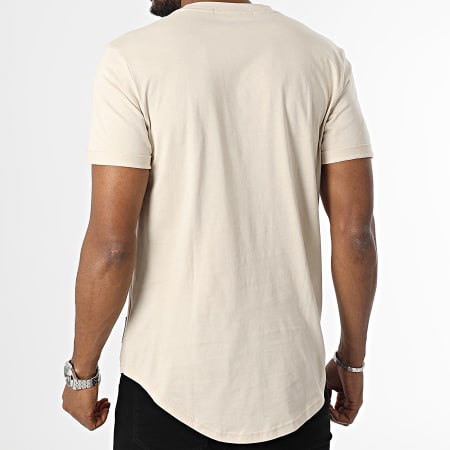 Calvin Klein - Camiseta oversize con manga vuelta 5319 Beige