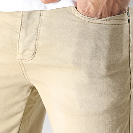 Deeluxe - Pantaloncini di jeans beige Bart
