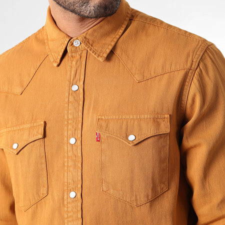 Levi's - Chemise Manches Longues Western Standard 85745 Camel