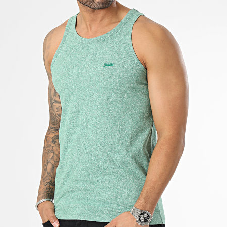 Superdry - Camiseta de tirantes M6010645A Verde brezo