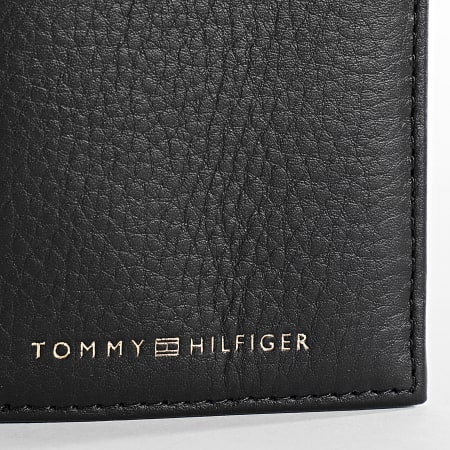 Tommy Hilfiger - Portefeuille Premium Leather Trifold 0992 Noir