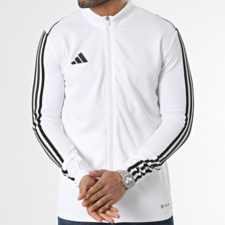 Adidas Sportswear - Tiro 23 HS3501 Giacca con zip a righe bianche
