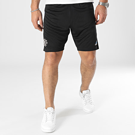 Adidas Sportswear - Short Jogging A Bandes Manchester United HT4299 Noir