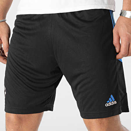 Adidas Sportswear - Short Jogging A Bandes Manchester United HT4299 Noir