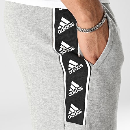 Adidas Performance - IC6820 Pantalones cortos de jogging Gris jaspeado