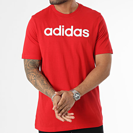 Adidas Originals - Camiseta Linear IC9278 Rojo
