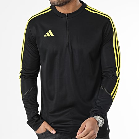Adidas Sportswear - Tee Shirt Manches Longues A Bandes Tiro 23 IC1579 Noir