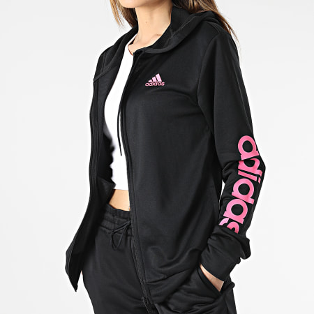 Adidas Sportswear - Tuta da ginnastica da donna IC3428 Nero