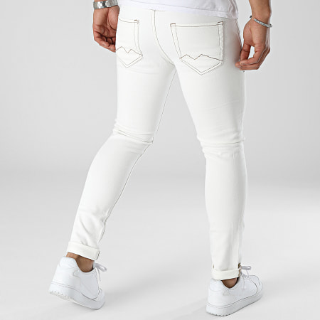 Blend - Jeans Slim Jet 20715404 Bianco