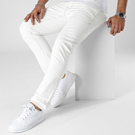 Blend - Jeans Slim Twister 20715096 Bianco