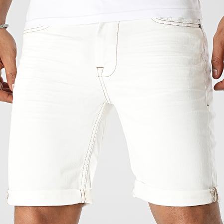 Blend - Pantaloncini di jeans 20715206 Beige chiaro