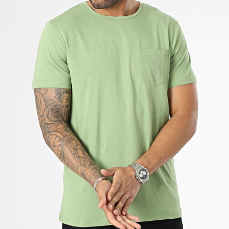 Blend - Maglietta con tasca 20715011 Verde