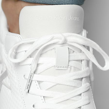 Calvin Klein - Baskets Low Profile Oversized Mesh 0623 White Creamy White