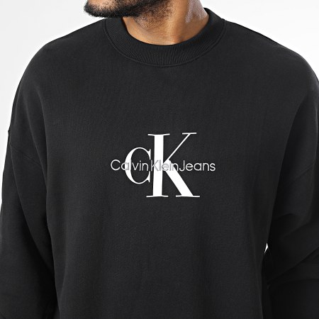 Calvin Klein - Sweat Crewneck Oversize Large 3161 Noir