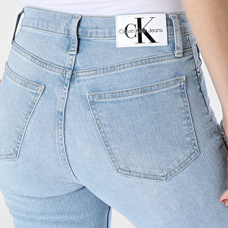 Calvin Klein - Jeans donna Mom 0205 lavaggio blu
