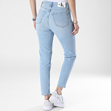 Calvin Klein - Jeans donna Mom 0205 lavaggio blu