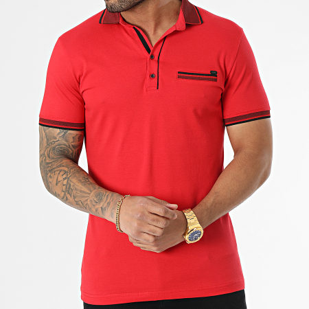 Classic Series - Polo Manches Courtes Rouge