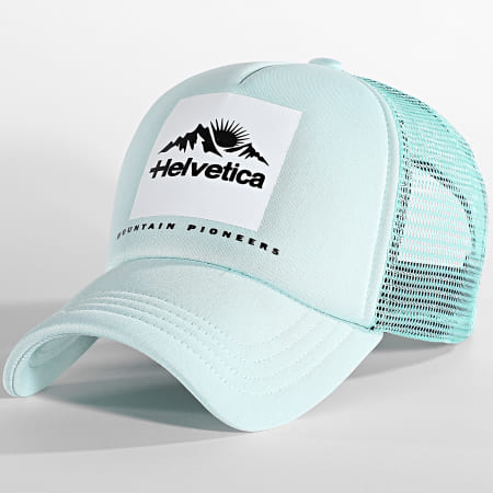 Helvetica - Cappello Trucker Minos verde