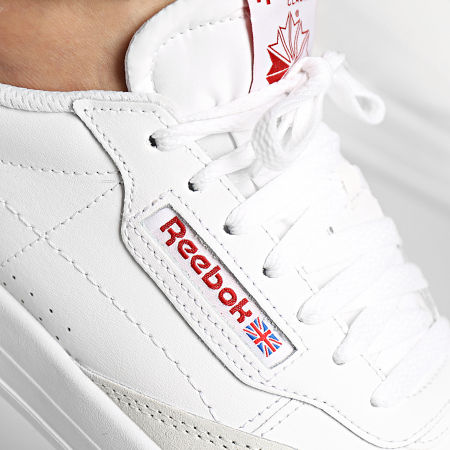 Reebok - Baskets Court Peak GV6936 Footwear White Pure Grey Flash Red