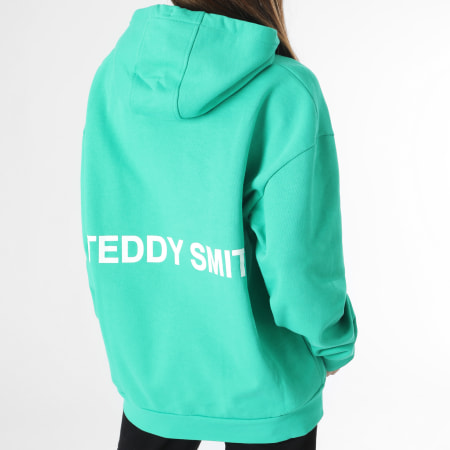 Teddy Smith - Sudadera con capucha Required para mujer Verde