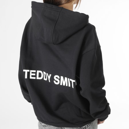 Teddy Smith - Sudadera con capucha Required para mujer Negro