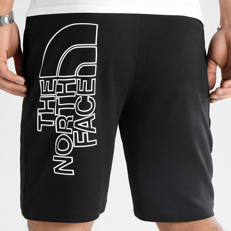 The North Face GRAPHIC SHORT - Pantalón corto de deporte - black/negro 