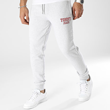 Tommy Jeans - Slim Entry Graphic Pantalones de chándal 6337 Heather Grey