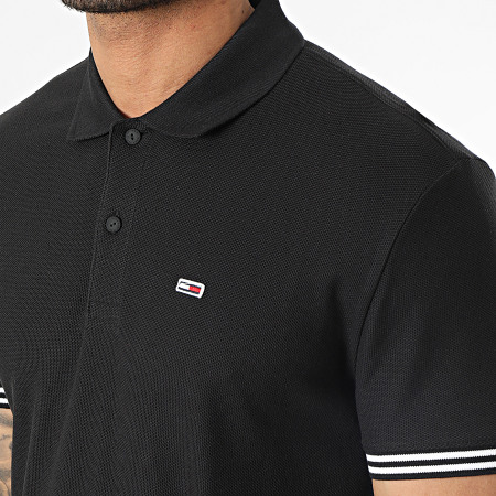 Tommy Jeans - Polo Classic Tipping Manica Corta 6219 Nero