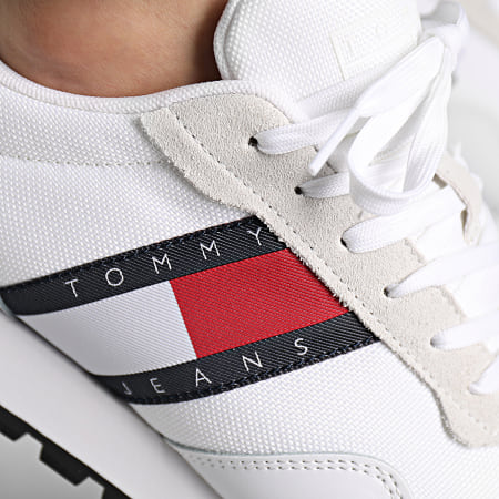 Tommy Jeans - Zapatillas Retro Runner Essential 1081 Blancas
