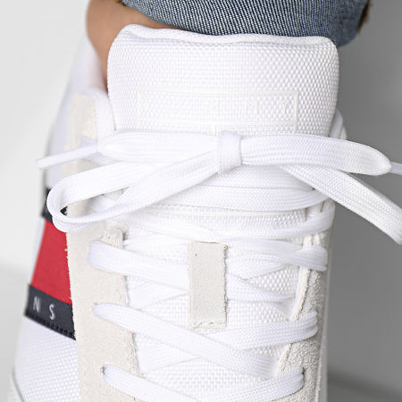 Tommy Jeans - Baskets Retro Runner Essential 1081 White