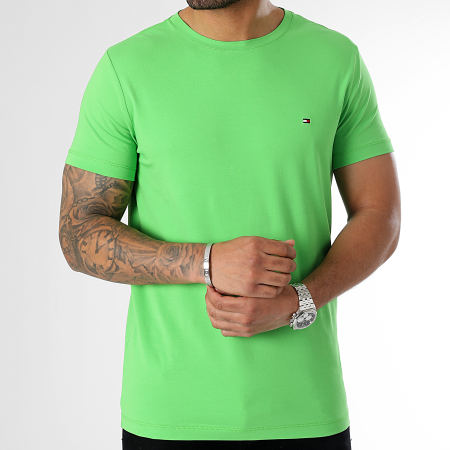 Tommy Hilfiger - Stretch Slim Camiseta 0800 Verde