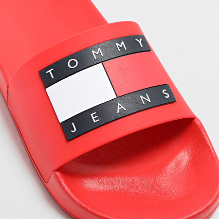 Tommy Jeans - Claquettes Pool Slide 1191 Deep Crimson