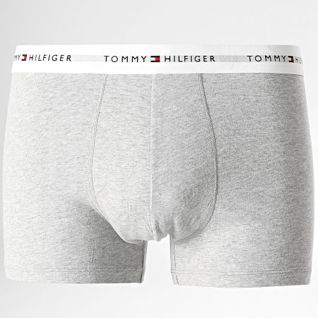 Tommy Hilfiger - Lot De 3 Boxers Signature 2761 Noir Blanc Gris Chiné