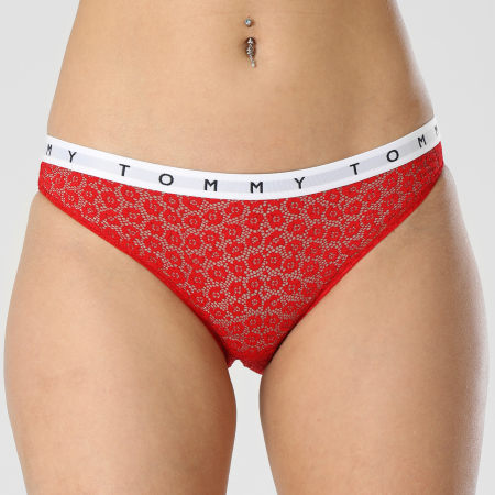 Tommy Hilfiger - Set di 3 bikini da donna 2522 blu navy rosso