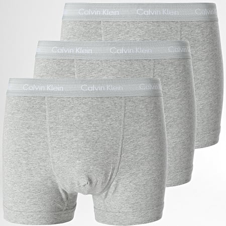 Calvin Klein - Set di 3 boxer U2662G grigio screziato