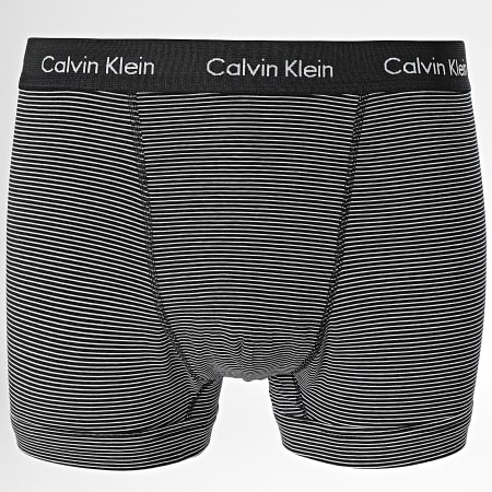Calvin Klein - Lot De 3 Boxers U2662G Noir Blanc