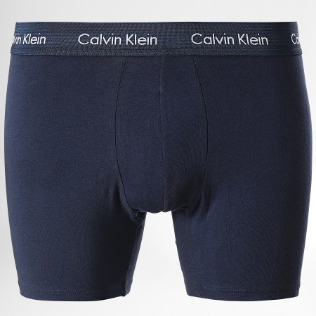 Calvin Klein - Juego De 3 Boxers NB1770A Negro Azul Real Azul Marino