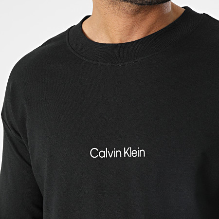 Calvin Klein - Sudadera con cuello redondo NM2172E Negro