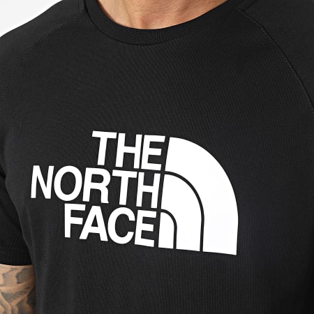 The North Face - Camiseta Raglan Easy A37FV Negro