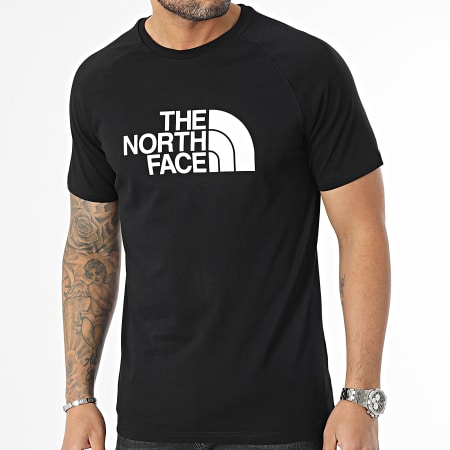 The North Face - Camiseta Raglan Easy A37FV Negro