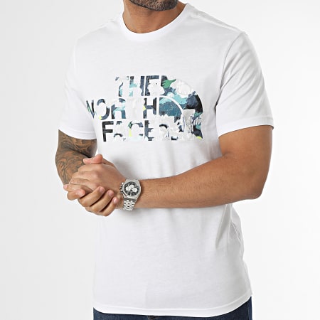 The North Face - Camiseta estándar A4M7X Blanca